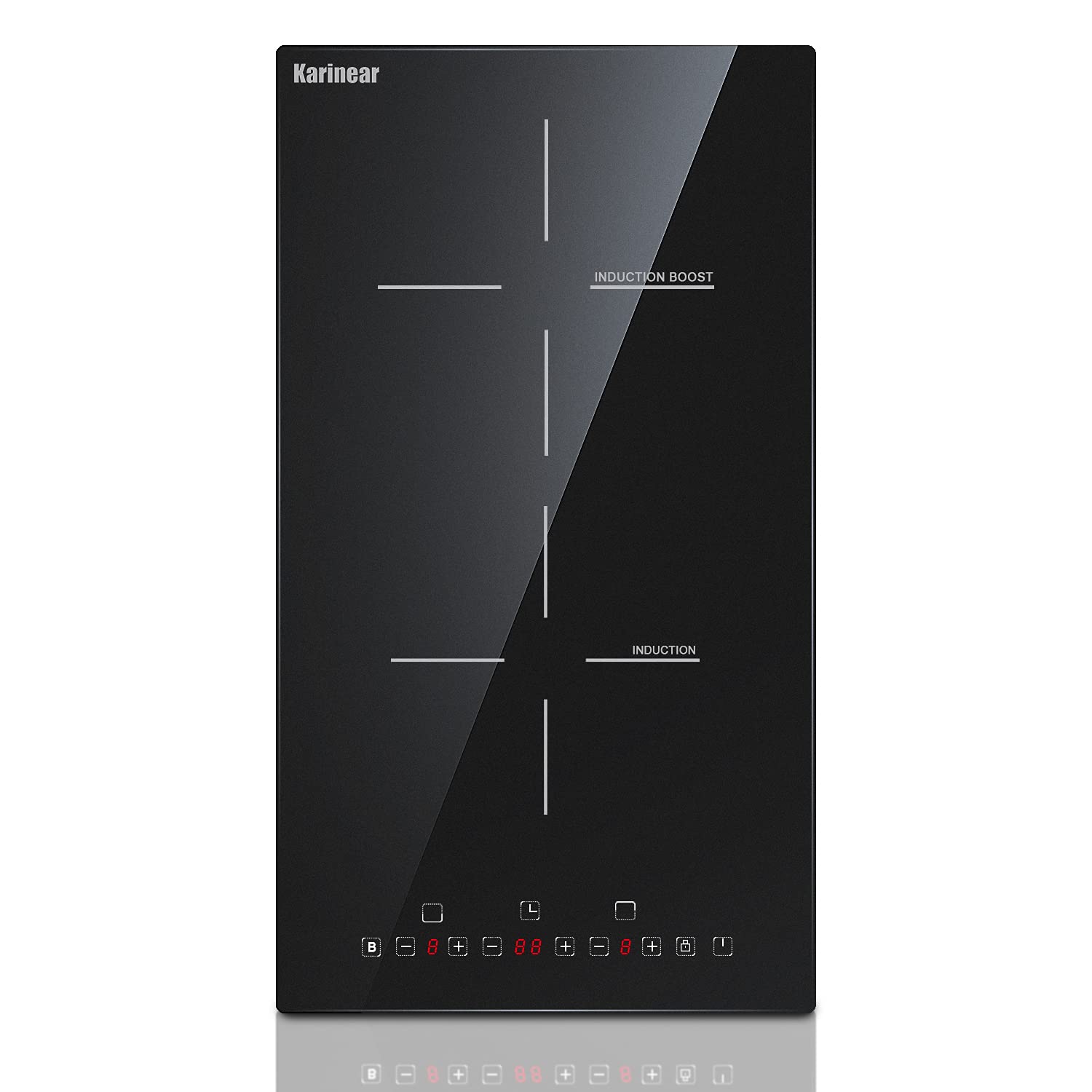 Timer Dual Outlet - Karinear 12 İnç İndüksiyonlu Ocak 2