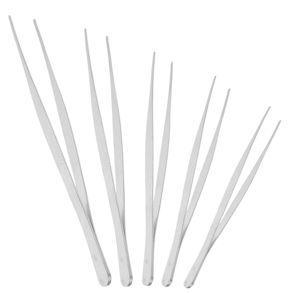 Feeding Tong Stainless - 5 Adet Endüstriyel Tip Onarım Cımbızı,