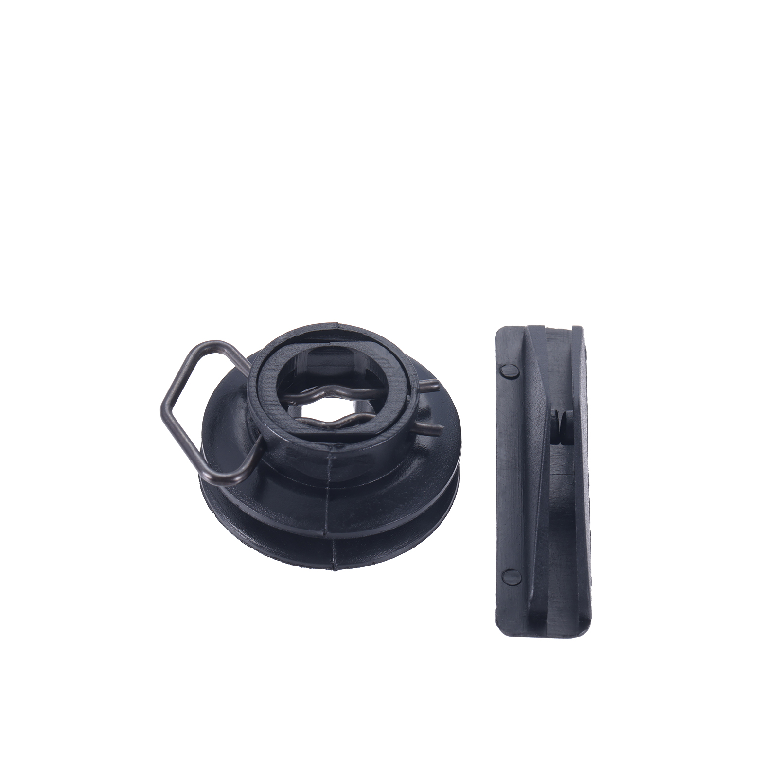 Glass Door Hinge - 2 adet plastik + Metal araba