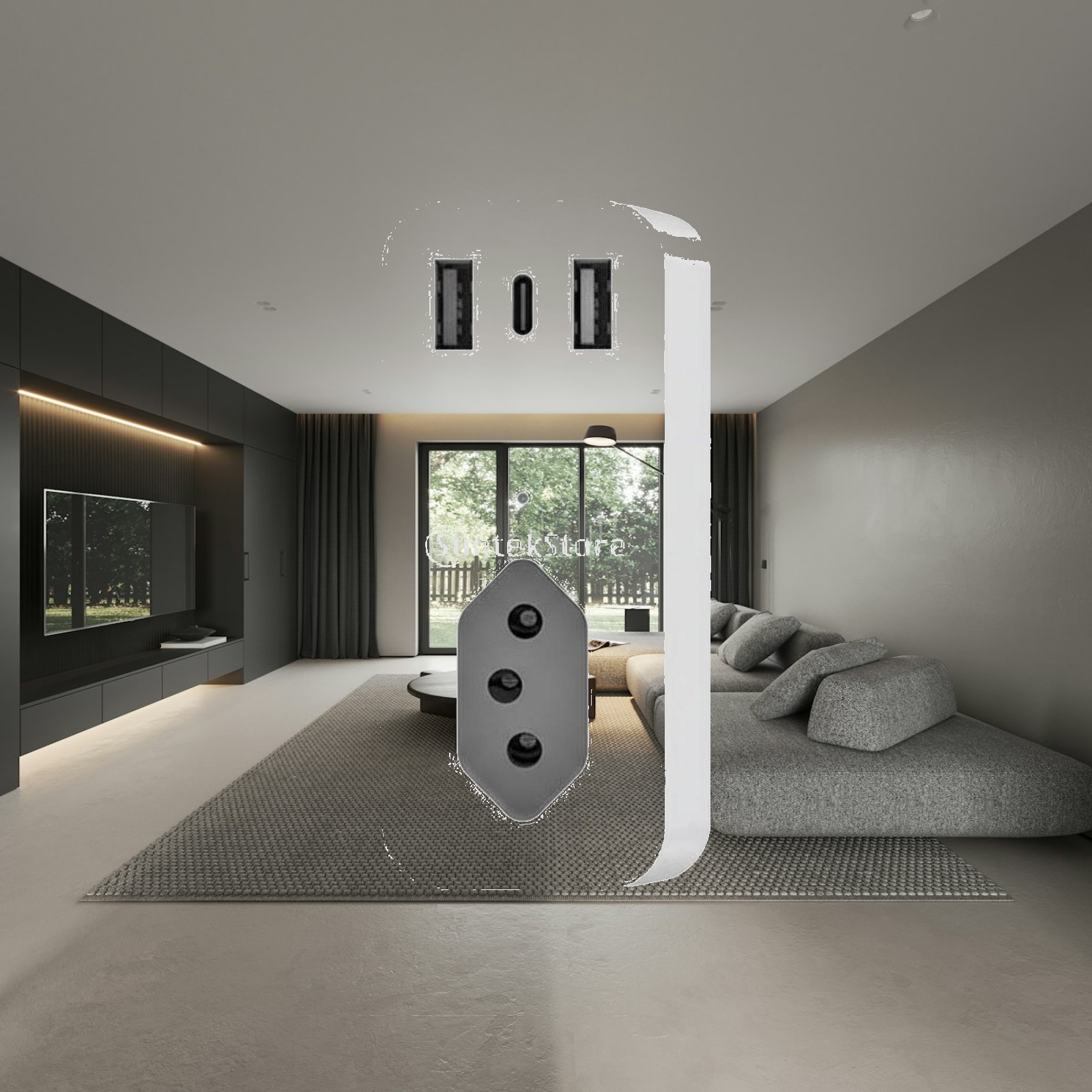 Timer Dual Outlet - Enerji İzleme Zamanlayıcı Fonksiyonu ve Çift
