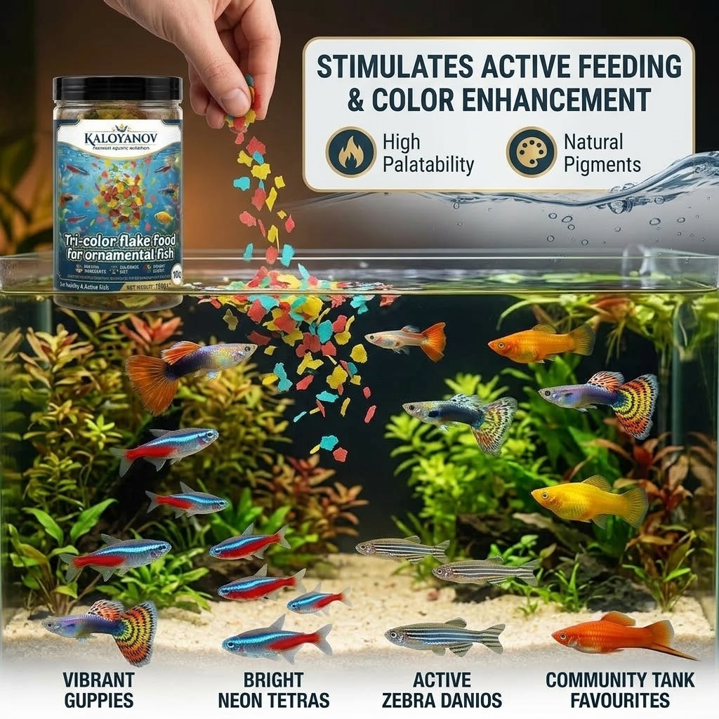 Premium 3 Renkli Pul Balık Yem - Tetra Food Tropical Flakes incelemesi ve fiyatı